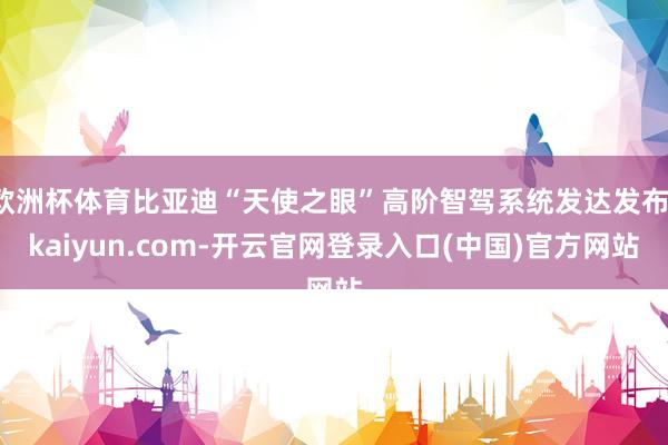 欧洲杯体育比亚迪“天使之眼”高阶智驾系统发达发布-kaiyun.com-开云官网登录入口(中国)官方网站